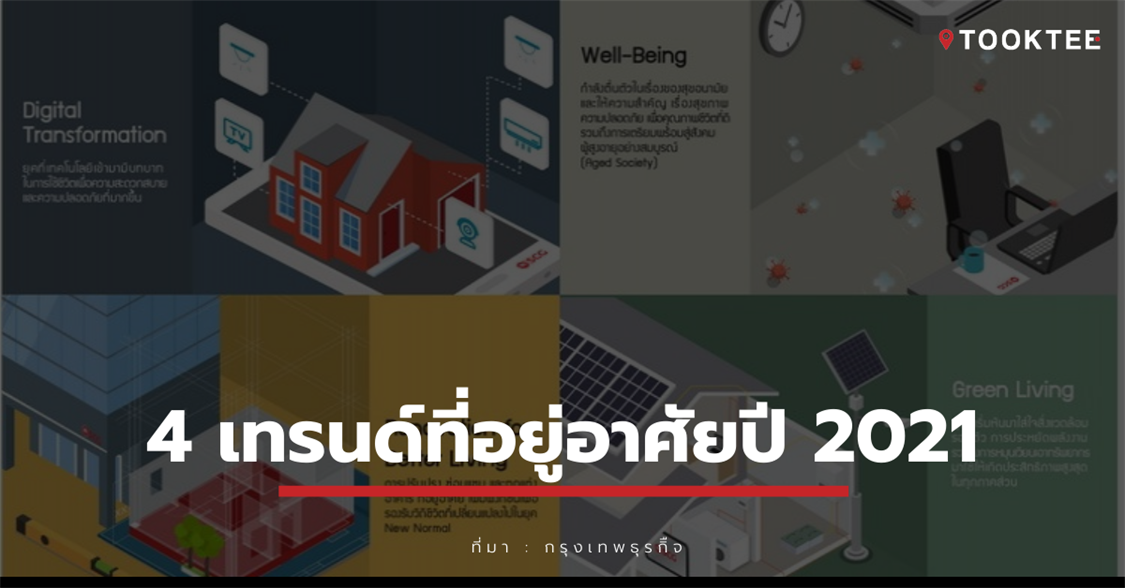 4 เทรนด์ที่อยู่อาศัยปี 2021