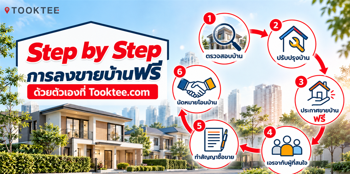 Step by Step วิธีลงประกาศขายบ้านฟรีด้วยตัวเอง ปี 2569 ตั้งแต่เตรียมบ้านจนถึงวันโอน
