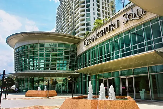 จตุรัสจามจุรี, อาคาร